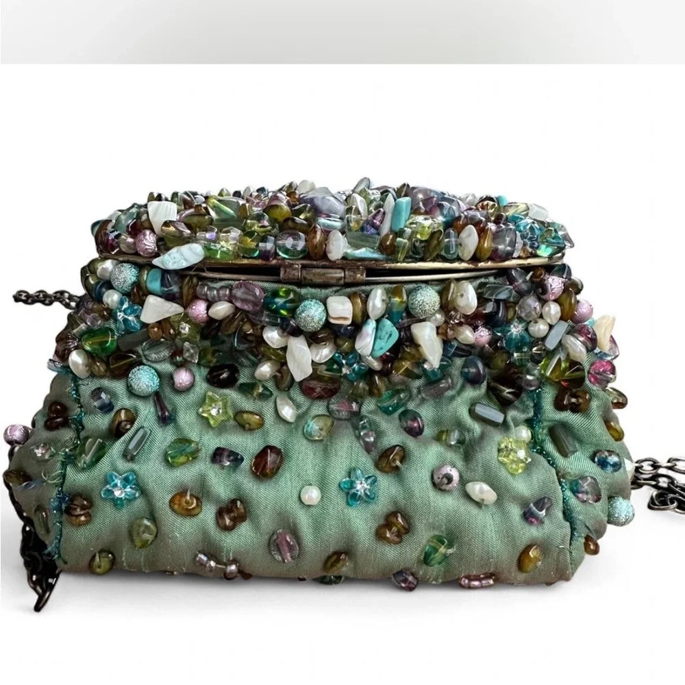 Mary Frances Beaded Evening Bag / Clutch – Vintage Collectible - Picture 3 of 8